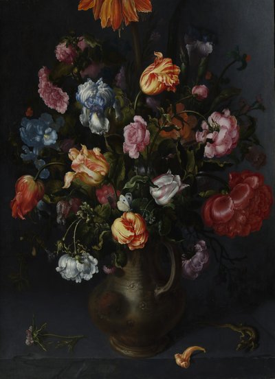 花の花瓶、おそらく 1613 年。 作： Jacob Vosmaer