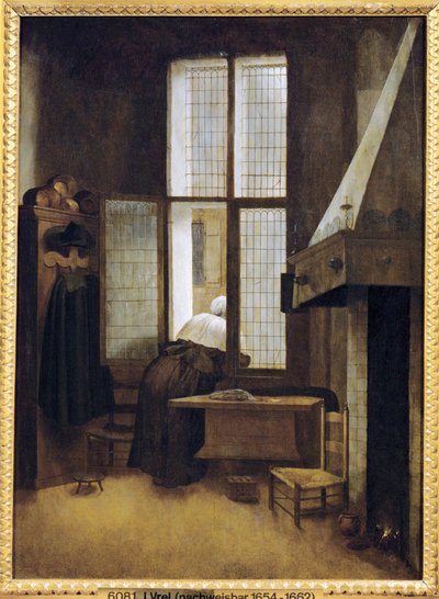 窓際の女性 作： Jacob Vrel