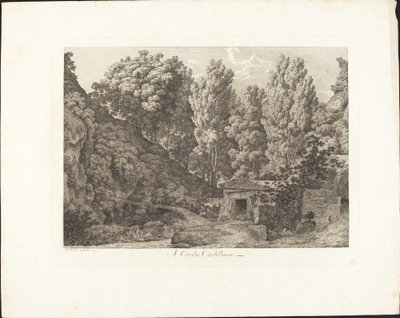 チヴィタ・カステラーナへ 作： Jacob Wilhelm Mechau