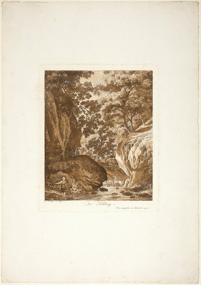 峡谷 作： Jacob Wilhelm Mechau