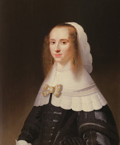 女性の肖像 作： Jacob Willemsz Delff