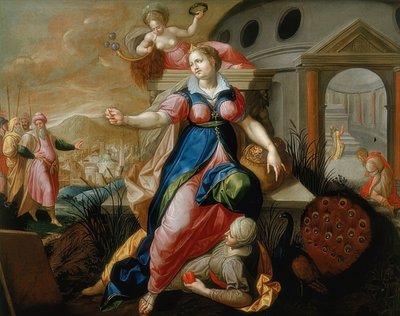七つの大罪：プライド。 1570〜75年頃 作： Jacob de Backer
