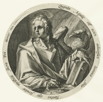 伝道者ジョン 四人の伝道者（シリーズタイトル） 作： Jacob de Gheyn (II) (attributed to)