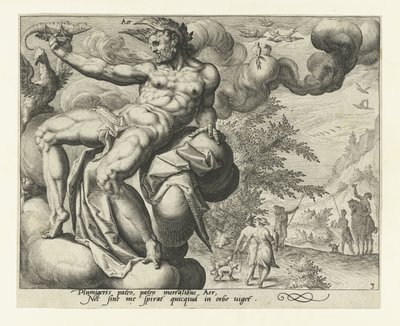 空気のエレメント 空気 (オブジェクトのタイトル) The Four Elements (シリーズタイトル) 作： Jacob de Gheyn (II) (attributed to)