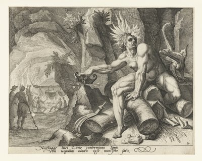 火のエレメント Ignis (オブジェクトのタイトル) The Four Elements (シリーズタイトル) 作： Jacob de Gheyn (II) (attributed to)