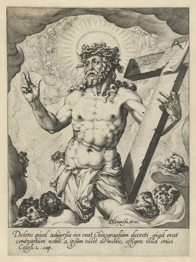 悲しみの人としてのキリスト 作： Jacob de Gheyn (II) (workshop of)