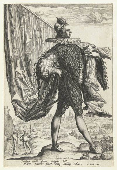 Peascod Doubletsの役員 ヴァンドリッグ 作： Jacob de Gheyn (II)