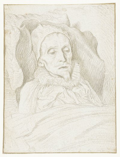 死の床に立つモーリス王子の肖像 作： Jacob de Gheyn (II)