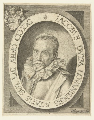 53歳のヤコブス・デュイムの肖像 作： Jacob de Gheyn (II)