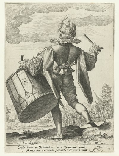 ドラマー 将校と兵士（シリーズタイトル） 作： Jacob de Gheyn (II)