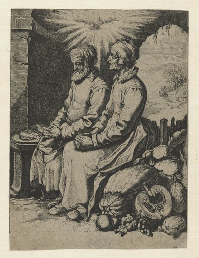 祈る老夫婦 平和な父 作： Jacob de Gheyn (III) (attributed to)