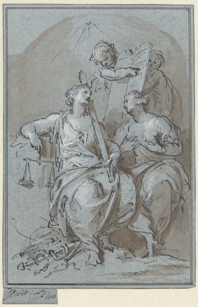 正義と慈悲 作： Jacob de Wit