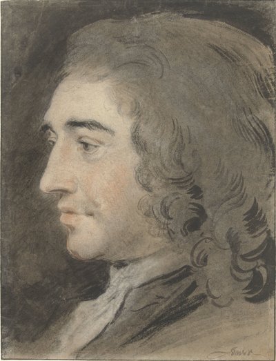 左の男性の肖像画 作： Jacob de Wit