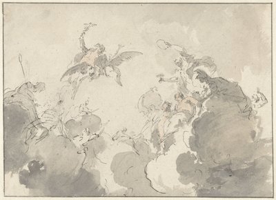 天井画のデザイン 作： Jacob de Wit