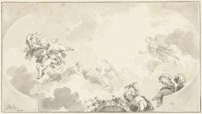 天井画のデザイン 作： Jacob de Wit