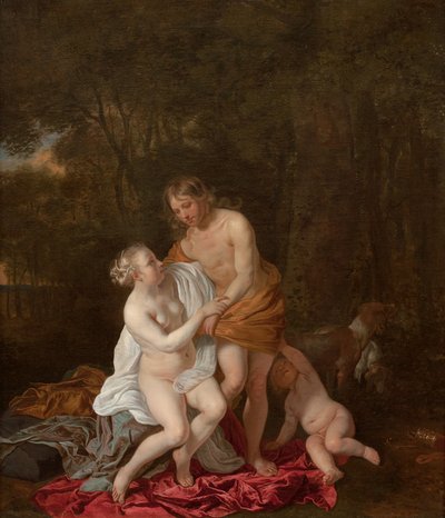ヴィーナスとアドニス 作： Jacob or Jacques van Loo