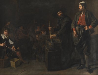 ガラスとサンゴの工場 作： Jacob van Loo