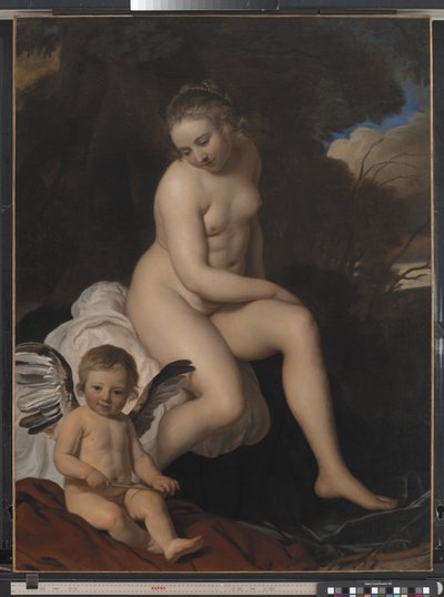 ヴィーナスとキューピッド 作： Jacob van Loo