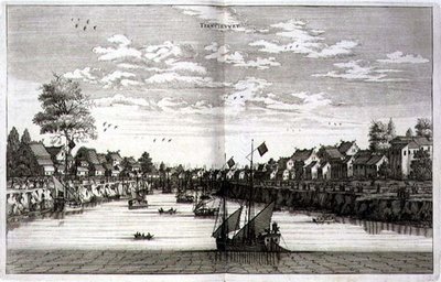 Tiencienwey、中国へのオランダ大使館の記述より 作： Jacob van Meurs