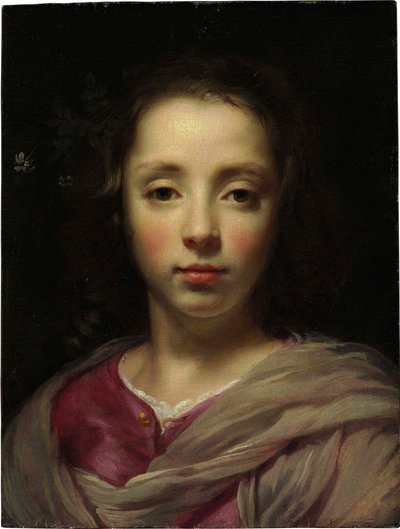 少女の頭部 作： ジェイコブ・ファン・オースト
