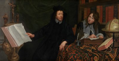 Retrato de um teólogo com seu secretário 作： Jacob van Oost