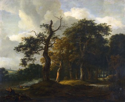 オークウッドを通る道 作： Jacob van Ruisdael