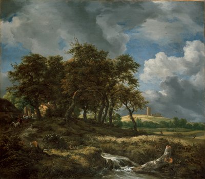 ミューダーベルク付近の風景、1650年代前半 作： Jacob van Ruisdael