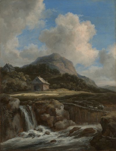 Mountain Torrent、1670年代。 作： Jacob van Ruisdael