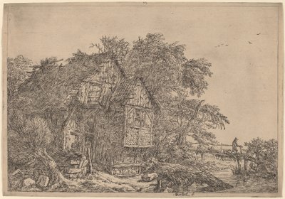 ザ リトル ブリッジ 作： Jacob van Ruisdael