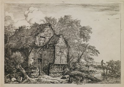 ザ リトル ブリッジ 作： Jacob van Ruisdael
