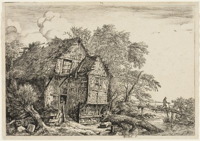 リトル・ブリッジ 作： Jacob van Ruisdael