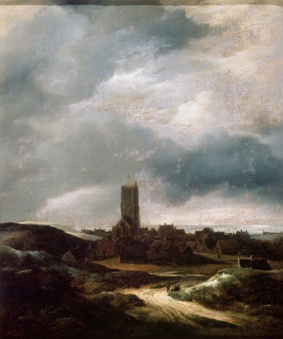 エグモンドアンゼー、c1655のビュー 作： Jacob van Ruisdael