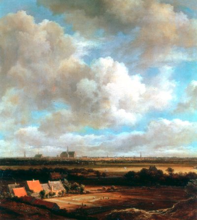 ハールレムの眺め、1670年 作： Jacob van Ruisdael