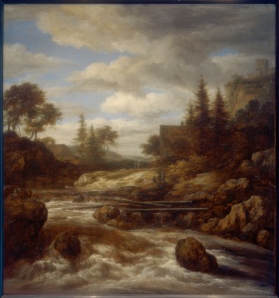 ウォーターフォール 作： Jacob van Ruisdael