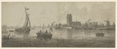 南西からドルドレヒトを望む 作： Jacob van Strij