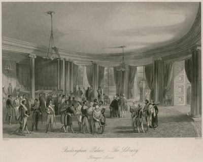バッキンガム宮殿、図書館、外国の堤防 作： Jacob van der Heyden