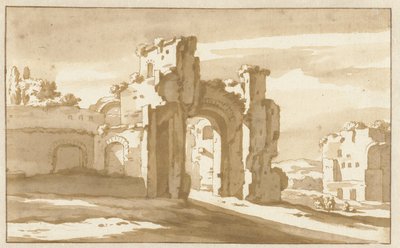 城門の廃墟 作： Jacob van der Ulft
