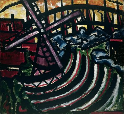 ダッチミル、1916年。 作： Jacoba Berendina van Heemskerck van Beest