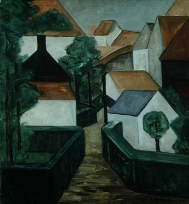 構図5、道路のある風景 作： Jacoba van Heemskerck