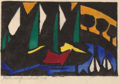 舟と木」1914年 作： Jacoba van Heemskerck van Beest