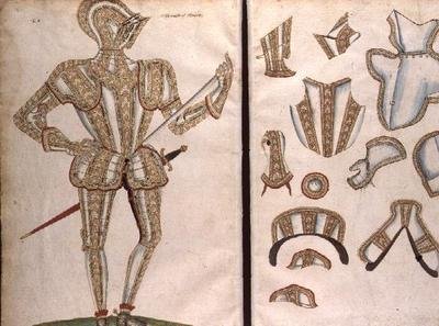 エセックス伯爵の鎧兜、1589年頃 作： Jacobe Halder