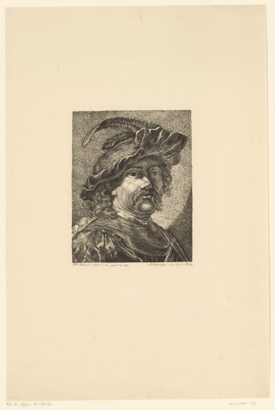 レンブラントの自画像 作： Jacobus Adrianus Weiland