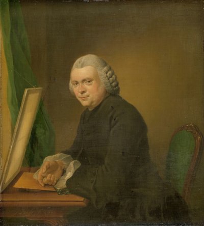 Cornelis Ploos van Amstelの肖像 Cornelis Ploos van Amstel (1726-98)。 アートコレクター 作： Jacobus Buys