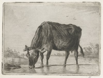 牛を飲む 作： Jacobus Cornelis Gaal