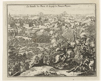 パヴィアの戦い フランス王フランソワ1世の捕虜 ラ・バタイユ・ド・パヴィ。 Et la Prize de François Priemier (オブジェクトのタイトル) 作： Jacobus Harrewijn