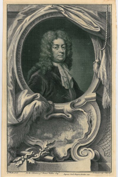 エドワードラッセル、オーフォード伯爵、1742年頃 作： Jacobus Houbraken