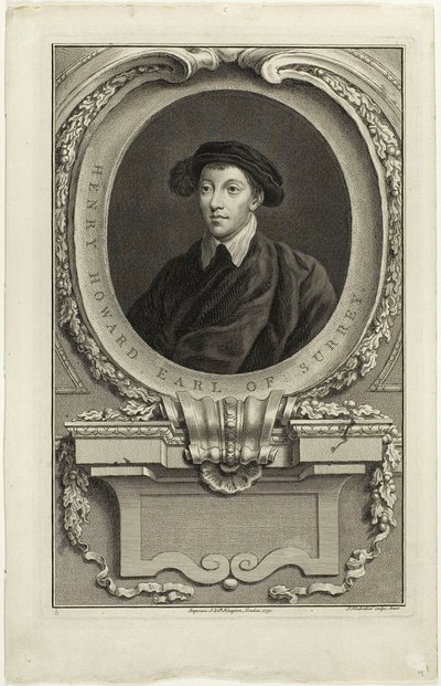 ヘンリー・ハワード、サリー伯爵 作： Jacobus Houbraken