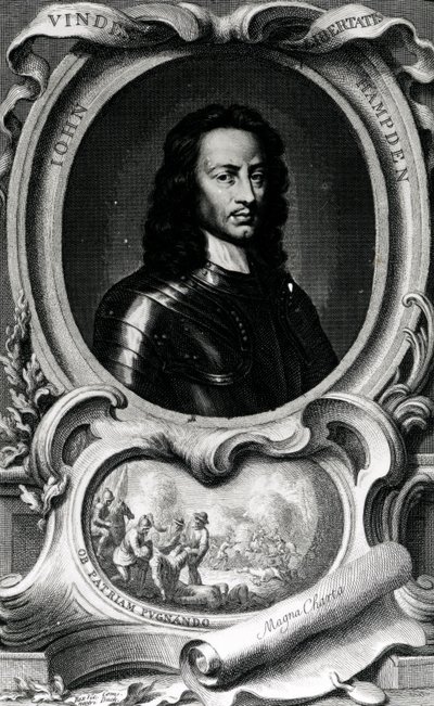 ジョンハムデン、1740年 作： Jacobus Houbraken