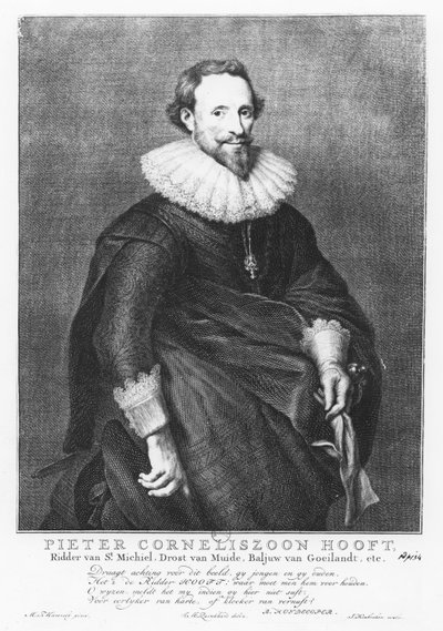 ピーターコルネリゾーンホーフト 作： Jacobus Houbraken