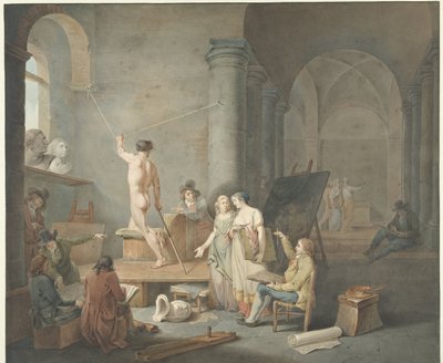 古い建物のモデル図面 作： Jacobus Johannes Lauwers